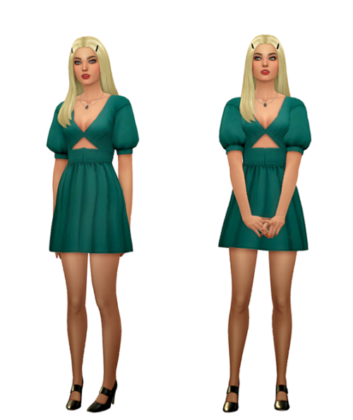 TS4 Maxis Match Lookbook #1 Skin 1, 2 / Hair / Eyebrows / Eyes / Nosemask Clothing - TopElena Top @a