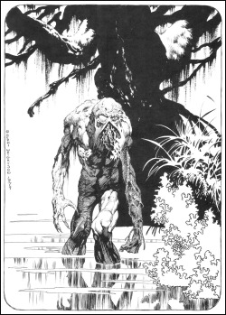 wonderful-strange:  Swamp Creature by Bernie Wrightson, 1974. 
