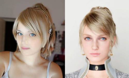 rael-uchiha:Trying to do the right make up for Lunafreya Nox Fleuret from FFXV Kingsglaive