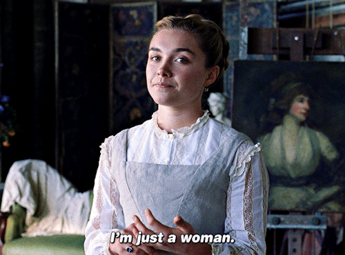 filmgifs:Well, I believe we have some power over who we love, it isn’t something that just happens to a person.I think the poets might disagree.LITTLE WOMEN (2019) dir. Greta Gerwig