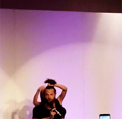 out-in-the-open: The time Gen put Jared’s hair in a bun and killed the fandom (♥ ♥)