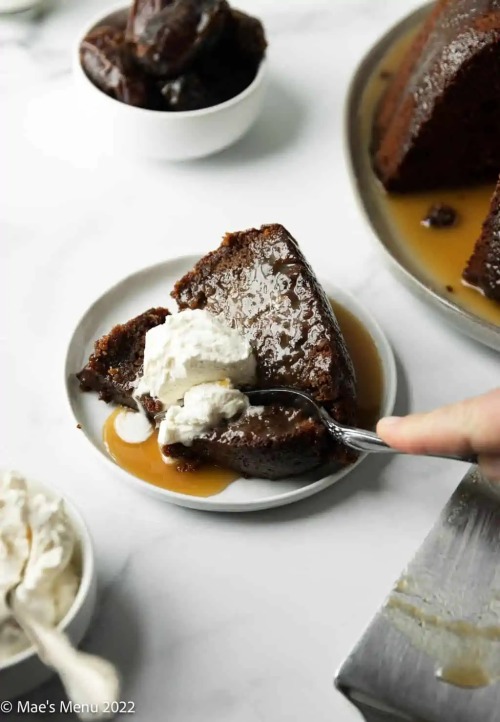 Date Cake with Rum Toffee Sauce (Sticky Date Pudding)