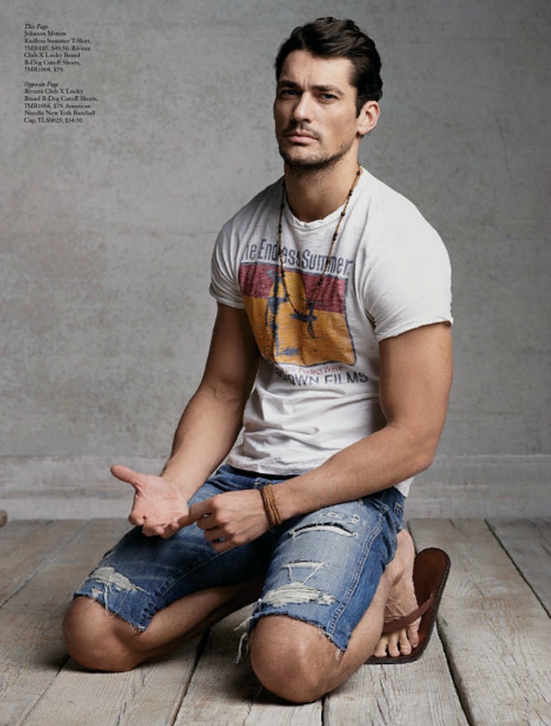 officialdavidgandy:  Set B: British Supermodel David Gandy for @LuckyBrand