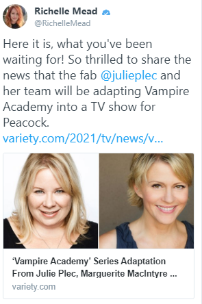 itsvaheadquarters: The #VAFamily is getting #vampireacademy TV show. 