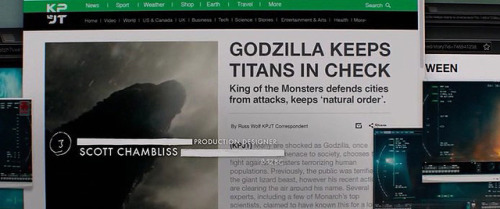 villanelleastonkova:Godzilla: King of the Monsters aftermath headlines