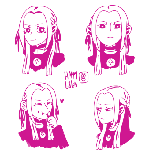 some two-tone edelgard doodles to try out a new style = u =b