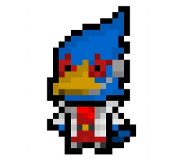 fuckyeahfalcolombardi:  8-Bit Falco to the