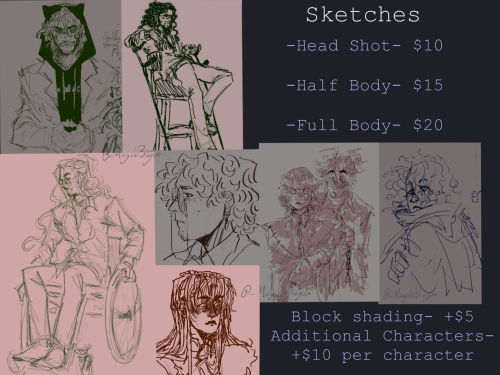 My Official Commissions Sheet!!