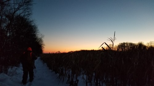thingssthatmakemewet:Beautiful winter day hunting with @mossyoakmaster ended with a beautiful sunset 🥰🌞💖 It was a gorgeous day in the woods baby🥰😘