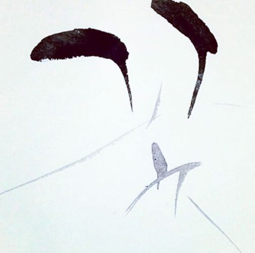 꽃 / 花 / flower #calligraphy #calligrapher #logo #art #artwork #한국어 #한글 #꽃 #韓国語 #花 #書道 #書 #筆文字 #墨 #fl