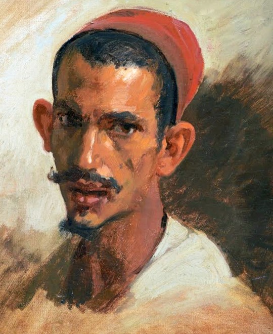 langoaurelian:  “Study for the Head of a Young Arab” ~ Isidore Pils c.1869The