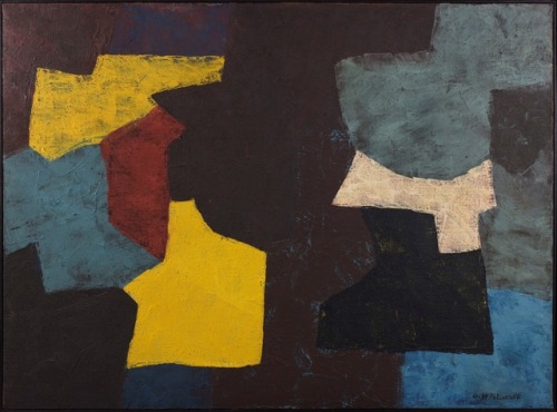 mybluewindow:Serge Poliakoff - “Abstract Composition”, 1956