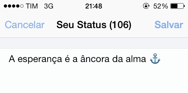 Uma baiana.