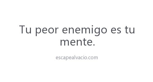 Escape al vací­o