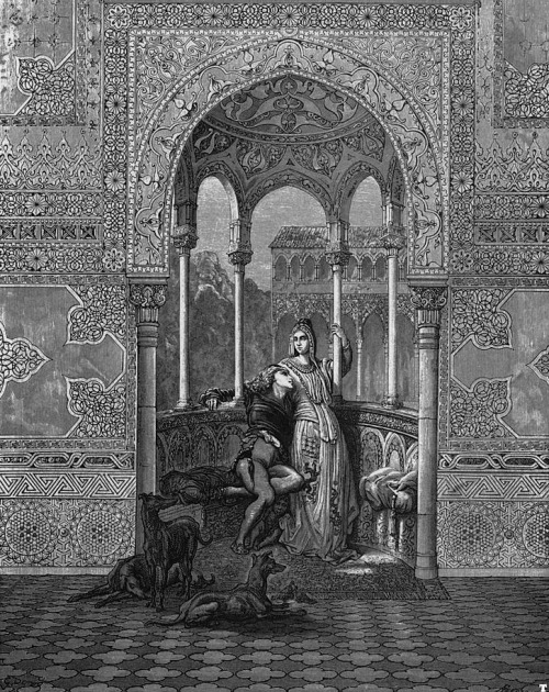 viα magictransistor: Gustave Doré (engravings), Orlando Furioso (The Frenzy of Orlando, more literal