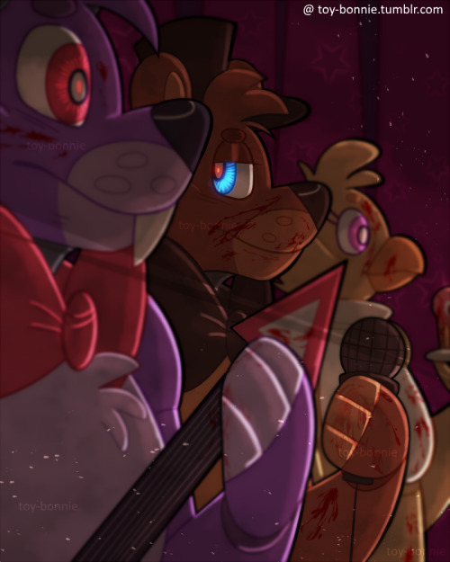 GAME OVER.Something a little darker than usual given FNaF is a horror game after all. It was fun dra
