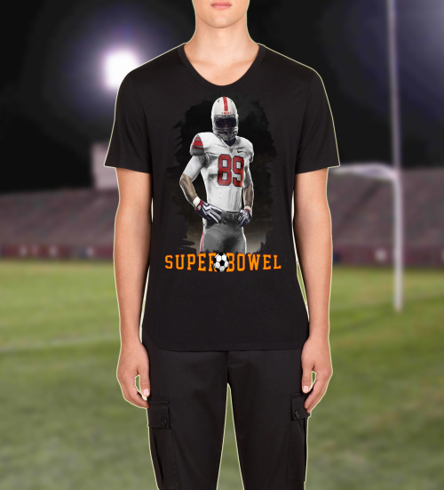 Re-print of the day:SUPERBOWEL SUNDAY!Score a goal with the Superbowel!BUY THIS T-SHIRT