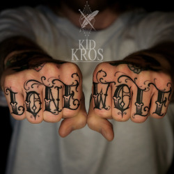 fuckyeahtattoos:  Kid Kros is doing best