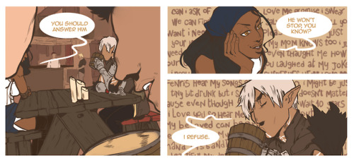 valerieos: Comic I made for an artbook on Fenris, one of my favorite characters in the Dragon Age se