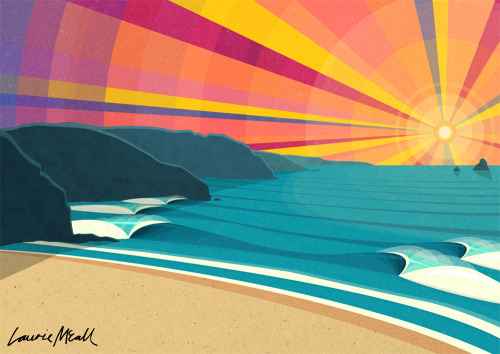 My latest series of ‘Cornish Surfscape’ prints are now available to buy through my website, check th