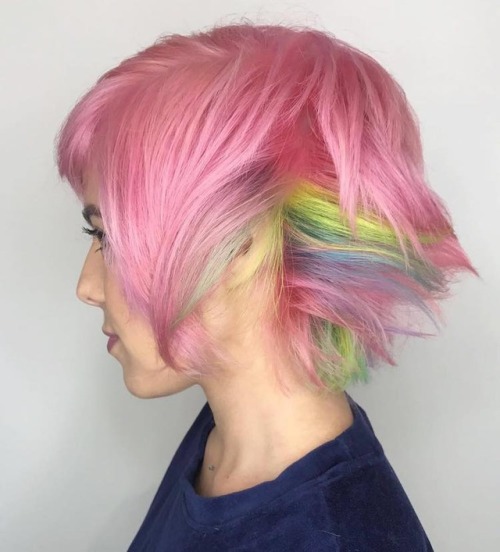 wilwheaton:mymodernmet:“Unicorn Hair” Trend is a Fantastical Way to Celebrate the Pastel Colors of S