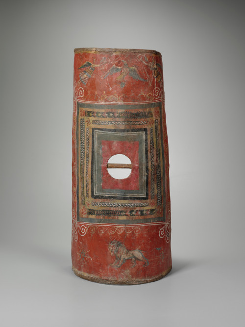 museum-of-artifacts:Roman scutum shield. This is the only known surviving example of this kind of sh