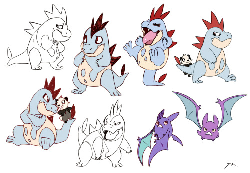 bluekomadori:  Pokemon doodles! I finally got out from some terrible artblock, I couldn’t draw a thing for two weeks D: (I’m sorry for the lack of updates!) I have exams this week but then I’ll try to update more often :) At least I hope so!