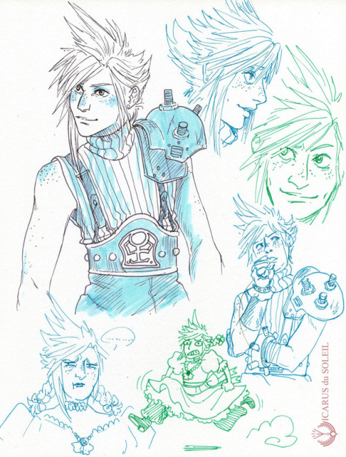icarus-doodles:  got the ffvii nostalgia REAL BAD YA FEEL ME??   (Originally posted on Twitter)   