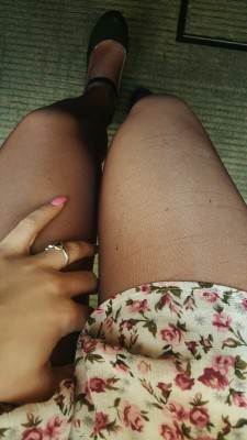 tightsxbabe:  These tights are almost done