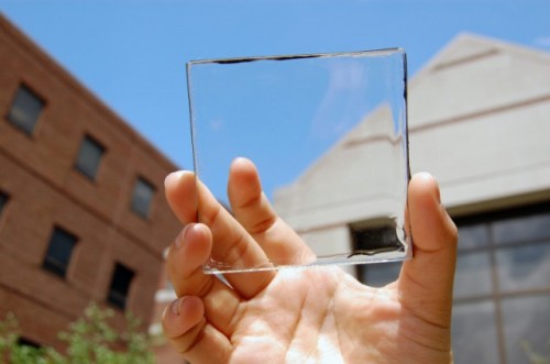 america-wakiewakie:A fully transparent solar cell that could make every window and screen a power so