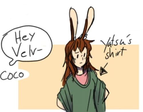 sketchhungry:Never borrow yatsu’s shirt