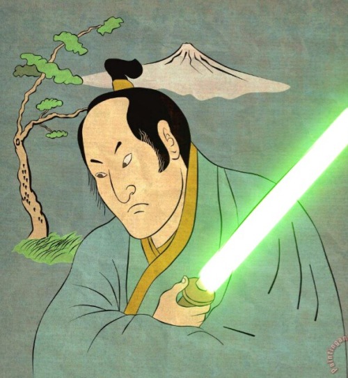 diary-of-a-stormtrooper:  I found an app to update your archaic weapons in some of your paintings. Now they are much more civilized. |-o-| 