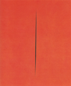 raveneuse:  Lucio Fontana Spacial Concept, 1965 