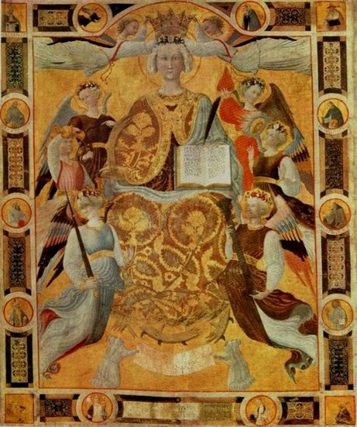 St. Catherine in Glory by Pietro di Giovanni d'Ambrogio, 1440-45