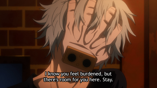 wrongmha:Dabi: Tomorrow looks rough, but it hasn’t faced you, yet.Shigaraki: I know you feel burdene