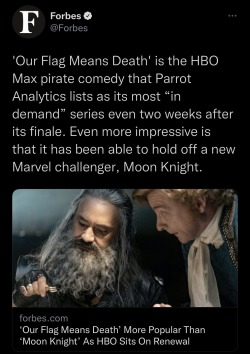 bebx:this is huge. don’t get me wrong, both shows are amazing and I know it’s not a competition, but the fact a show with queer romance as its main storyline, that hardly got any promo from HBO Max, managed to top a big Disney/Marvel show proved people