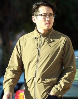 thewalkingdead-hq:Steven Yeun in the wild.