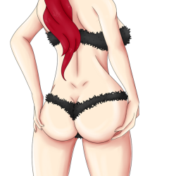 nwdecontact: kingovan:   Pyrrha Nikos got the booty uwu Tail and nude version on my Pateron   HOHOHO, DAAAAMN KING