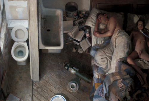 thunderstruck9:  Vincent Desiderio (American, b. 1955), Elegy, 1995. Oil on canvas, 56 x 82 in.