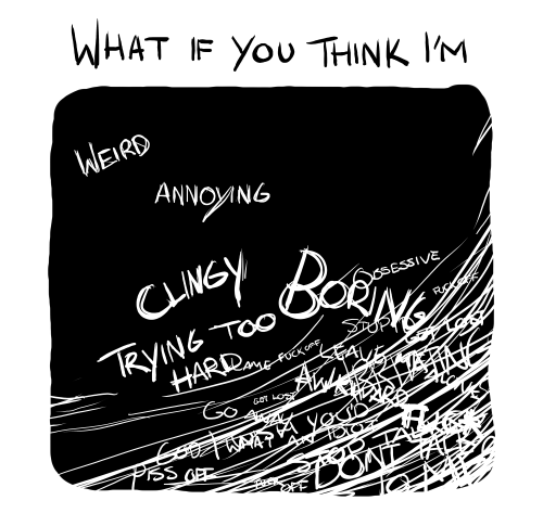 timaeus-testiflied:radleyarts:A comic about people and anxietyThis is so true that it hurts…