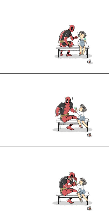 lazyhn:  우리들의 친절한 이웃 데드풀! 좋은 캐붕이다! 
