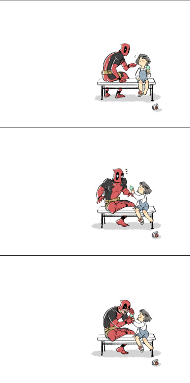 itsspideypool: lazyhn: 우리들의 친절한 이웃 데드풀! 좋은 캐붕이다! THIS IS VERY IMPORTANT!!¡!