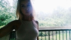 Ms-Behave:  I Just Wanted To Take Selfies With The Rain But My Boob Took The Spotlight