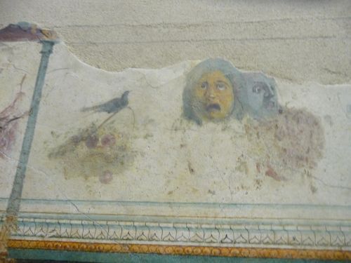 Palazzo Massimo - Villa of the Farnesina (set 3)Corridor frescoes:1. Battle of Actium2. Caryatide3. 