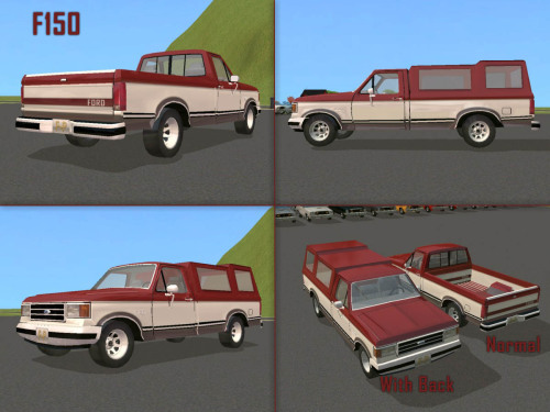 1991 Ford F-150 with and without Back Piece by Fresh PrinceThis is one of my favorite early 90s cars