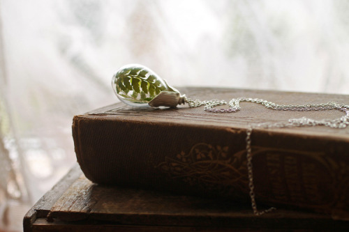 rubyrobinboutique:Like some strange thing in a natural history museum, this unusual botanical neckla