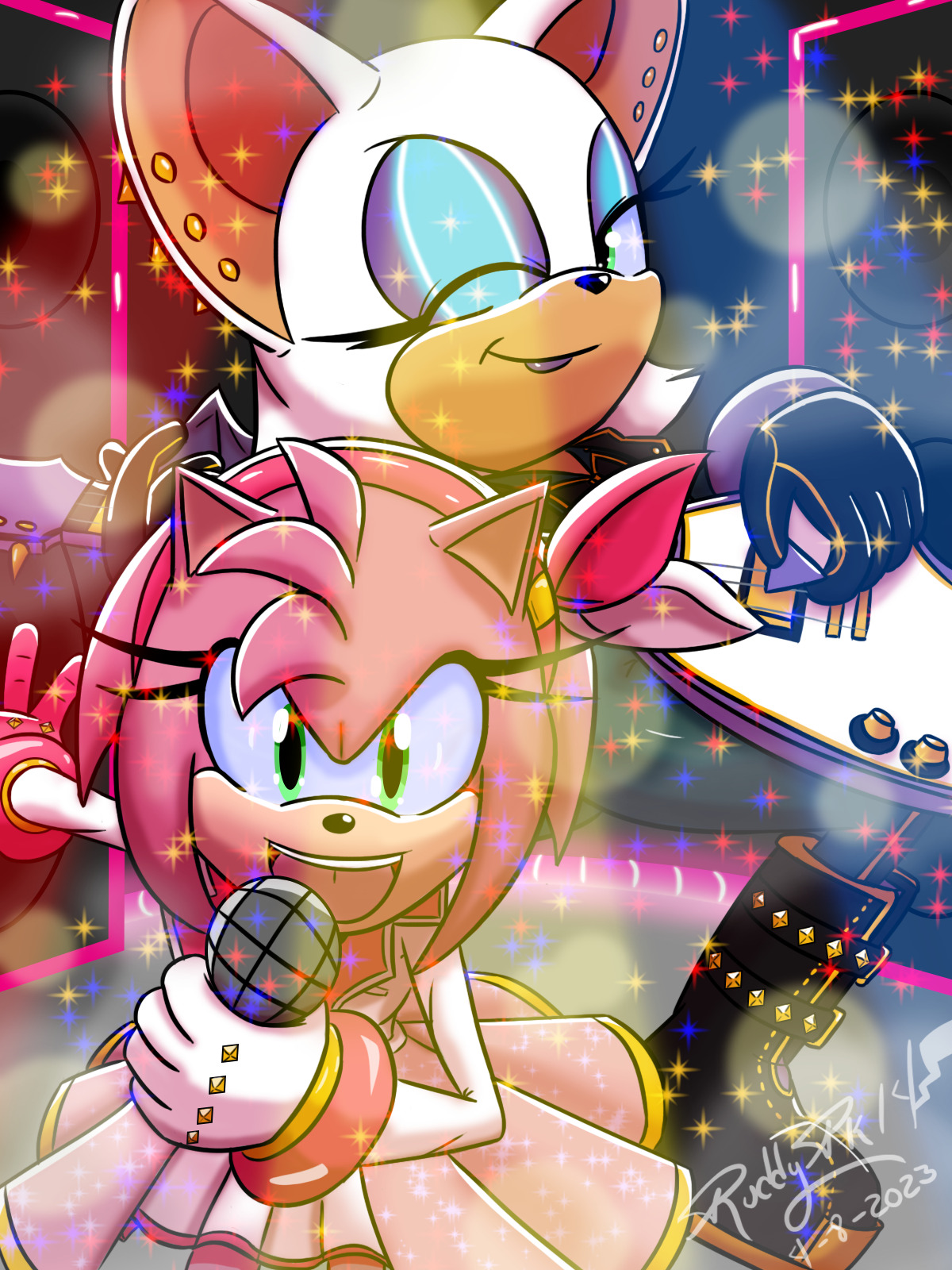 New Amy and Rouge costumes datamined from Sonic Speed Battle. : r