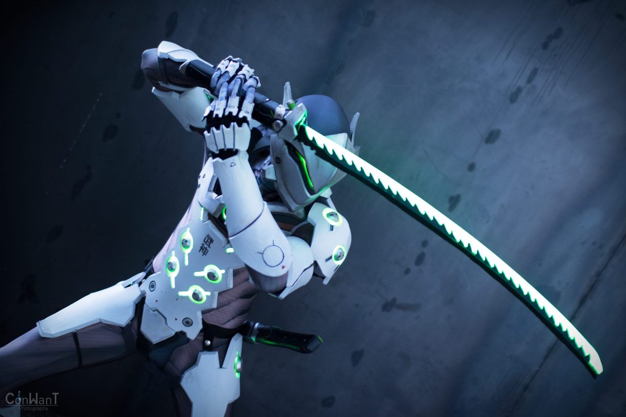 kamikame-cosplay:    Genji from Overwatch Cosplayer: Just Cosplay &amp; PropsPhotographer: