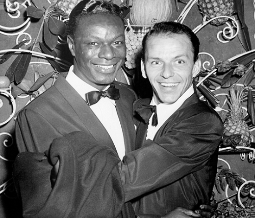francisalbertsinatra:  Frank Sinatra and Nat King Cole over the years
