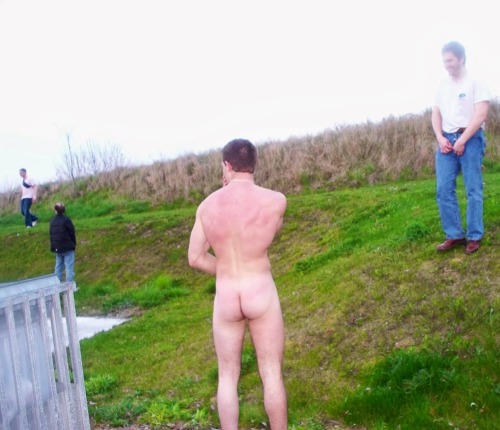 notashamedtobemen:  Nudity can be casual and innocent, especially when you’re just hanging out with the guys and having a beer. 